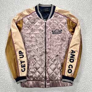 Scotch & Soda Maison Desert Race Bomber Jacket Women’s Size XS Reversible Satin